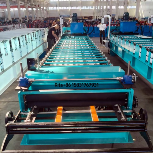 Trapezoidal machine feeding part