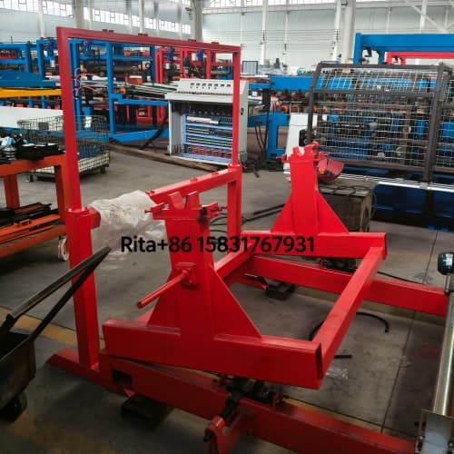 Material loading rack unit of sandwich panel machine for EPS rockwool roof wall panel production line