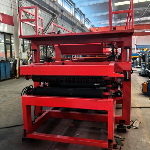 Roll forming machine unit of sandwich panel machine for EPS rockwool roof wall panel production line