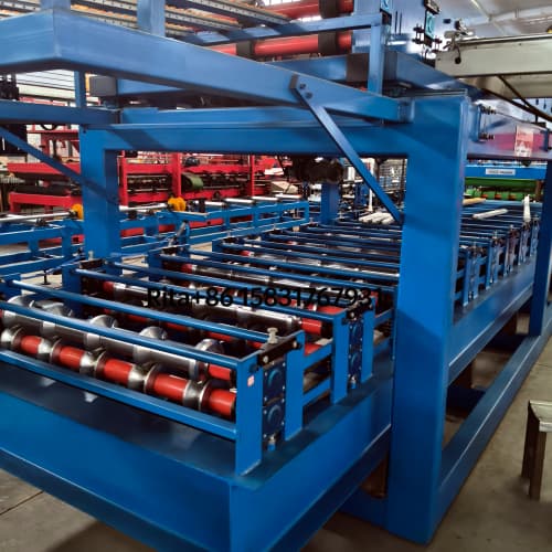 Roll forming machine unit of automatic sandwich panel machine line