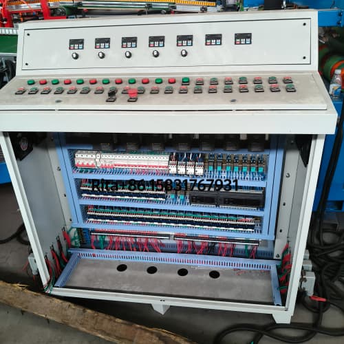 PLC computer control cabinet of sandwich panel production line