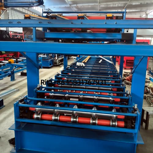 Roll forming machine unit of Z lock sandwich panel production line