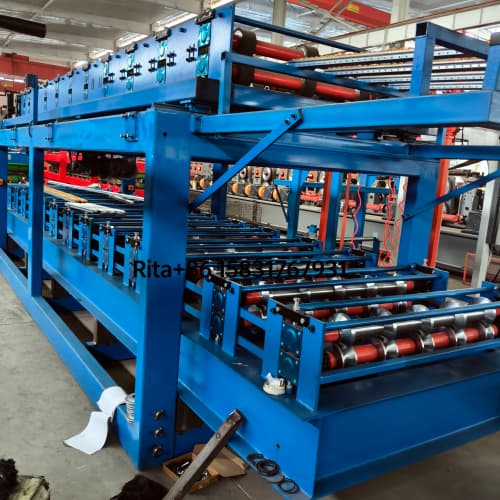 Roll forming machine unit of Z lock sandwich panel production line
