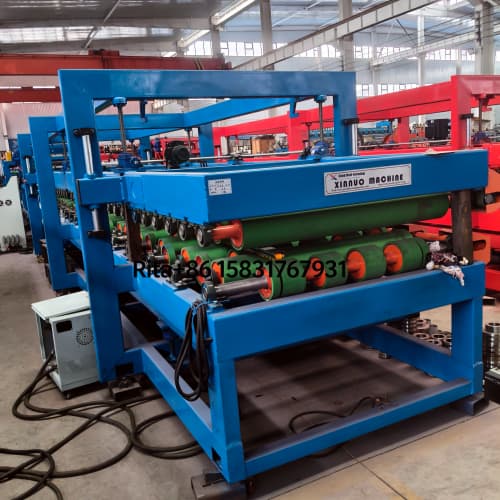 Z Lock Sandwich Panel Machine Line PLC Controlled System main body overview