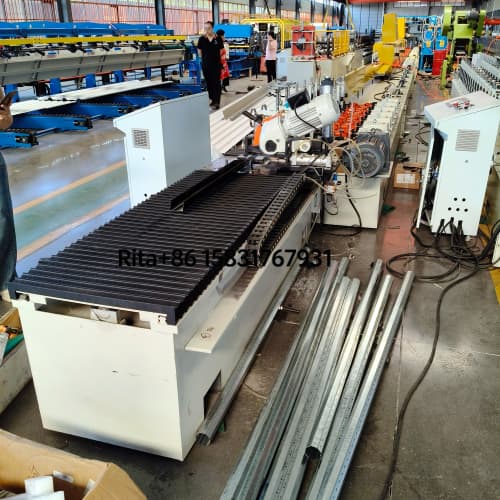 PU roller shutter door machine main body with roll forming system