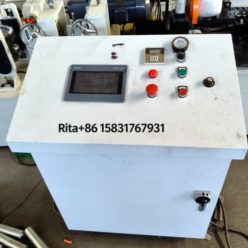 PLC computer control cabinet with touch screen interface for PU roller shutter door machine