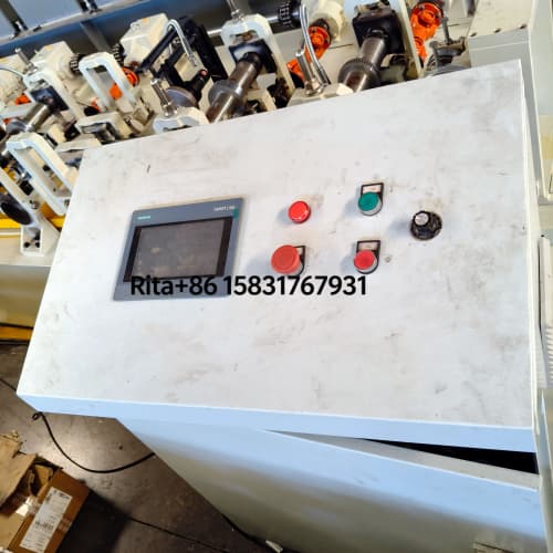 PLC computer control cabinet with touch screen interface for PU roller shutter door machine