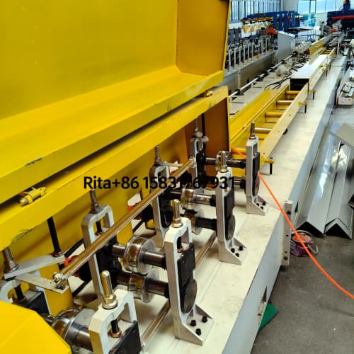 PU roller shutter door machine main body with high-speed roll forming system