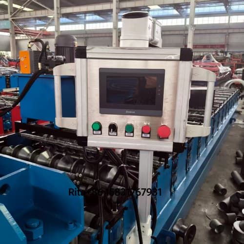 PLC touch screen electrical control system panel of IBR Roof Panel Forming Machine