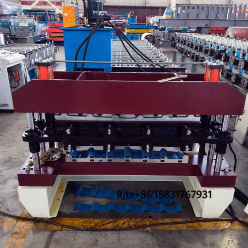 Hydraulic cutting system of Double Layer Machine for Metal Wall Panels