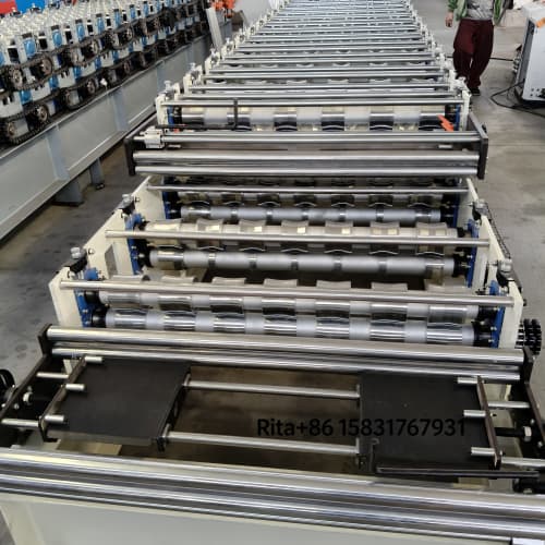 Metal coil feeding part of Double Layer Machine for Metal Wall Panels