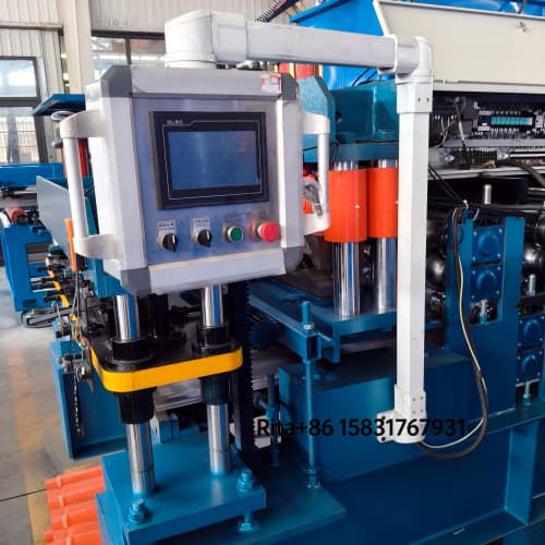 PLC computer control cabinet of double deck machine for metal cladding