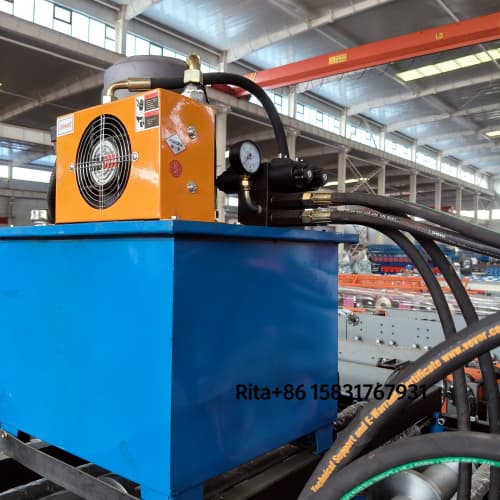 Double Layer Machine for Steel Wall Panels hydraulic pump station