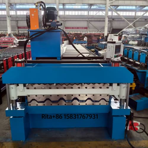 Hydraulic shearing system of Heavy Duty Double Deck Roll Forming Machine