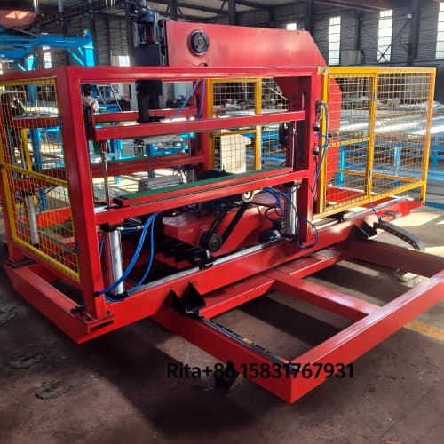 Complete sandwich panel production line with automatic band saw cutting equipment from Hebei Xinnuo