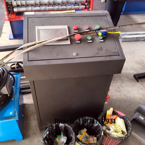Electrical control cabinet of the automatic corrugated roof sheet machine