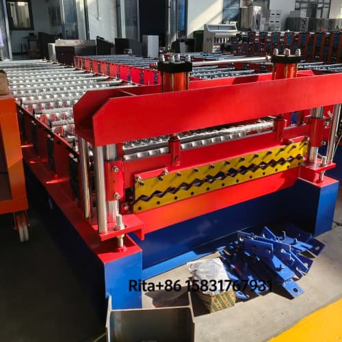 Automatic corrugated roof sheet machine for metal roofing main body