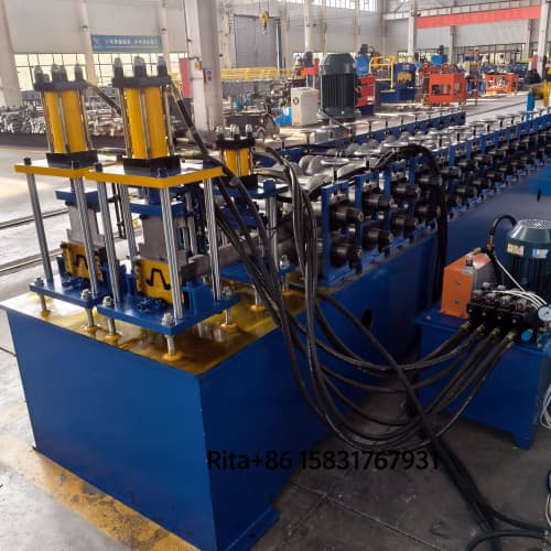 Finished furring channel products and machine main body