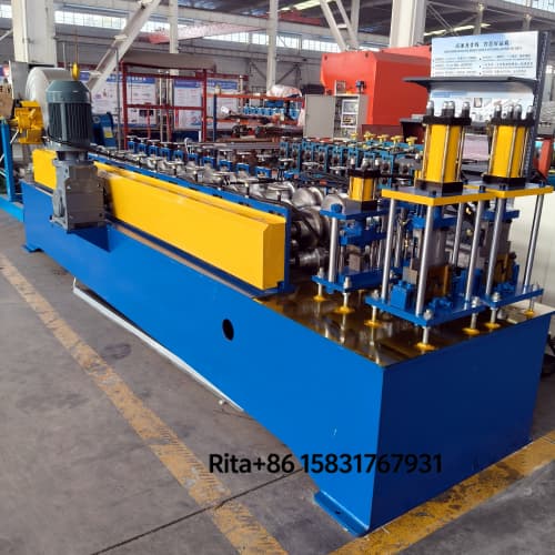 Automatic double line furring channel roll forming machine main body