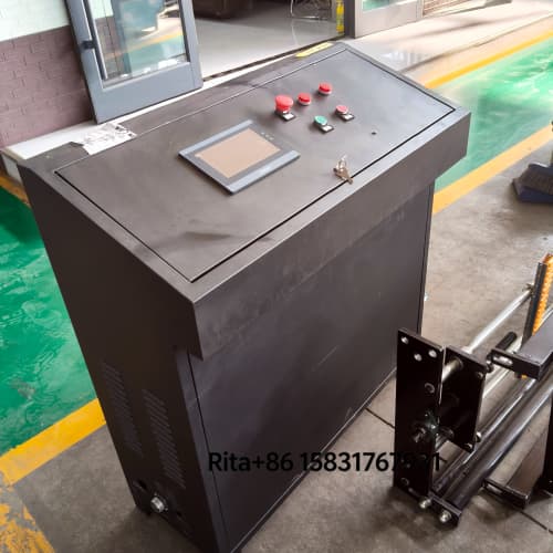 Electrical control cabinet of the automatic IBR roof machine for steel sheet
