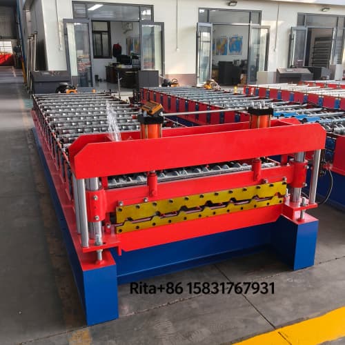 Automatic IBR roof machine for steel sheet main body
