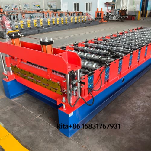 TP40 trapezoidal roof sheet machine main body for metal roll forming