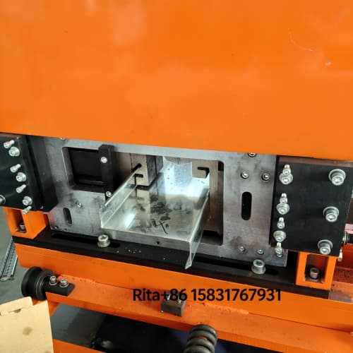 Electric control system of C Z purlin roll forming machine with PLC control