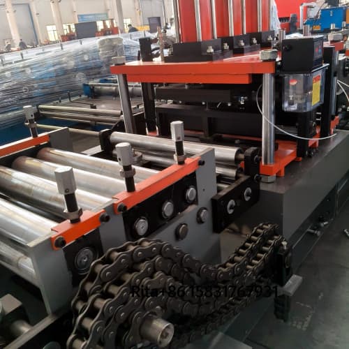 Feeding part of C Z purlin roll forming machine for steel structure purlins