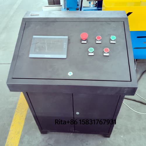 PLC electric control cabinet of full automatic metal shutter guide rail production line