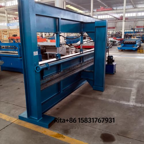 Front view of hydraulic sheet metal bending machine for sale