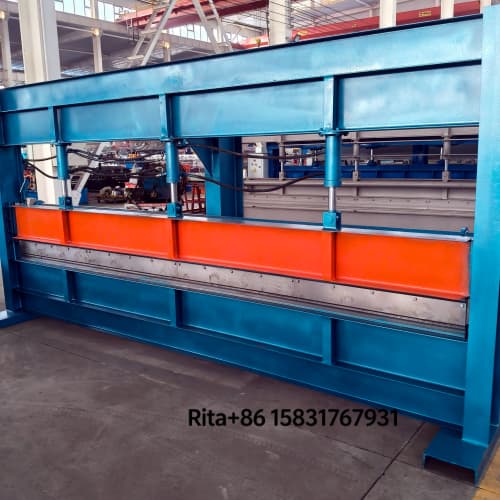 Hydraulic sheet metal bending machine main body for construction steel bending