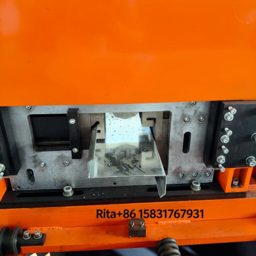 Electric control system of industrial C Z purlin machine with PLC control
