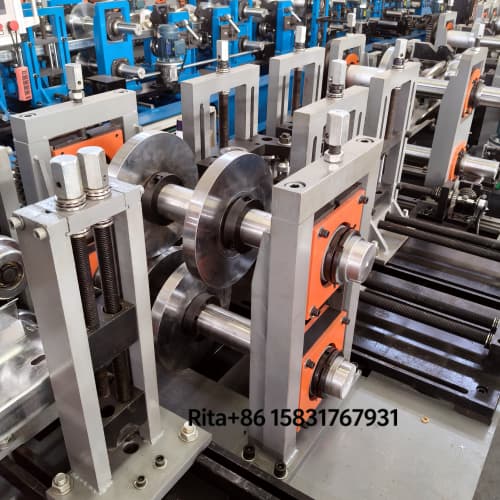 Feeding part of industrial C Z purlin machine for steel structure purlins