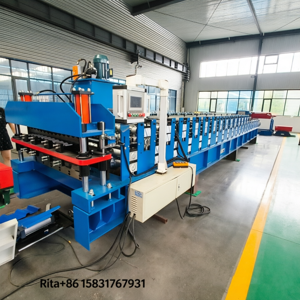 IBR and corrugated roof panel double layer roll forming machine for sale