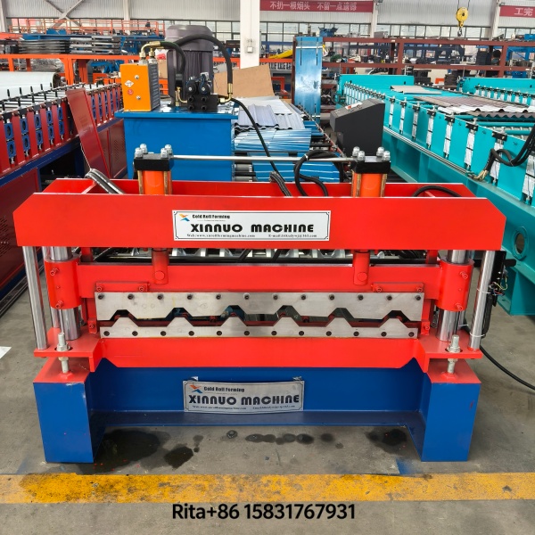 TP25 Brazil Market Trapezoidal Roof Panel Single Layer Roll Forming Machine For Sale