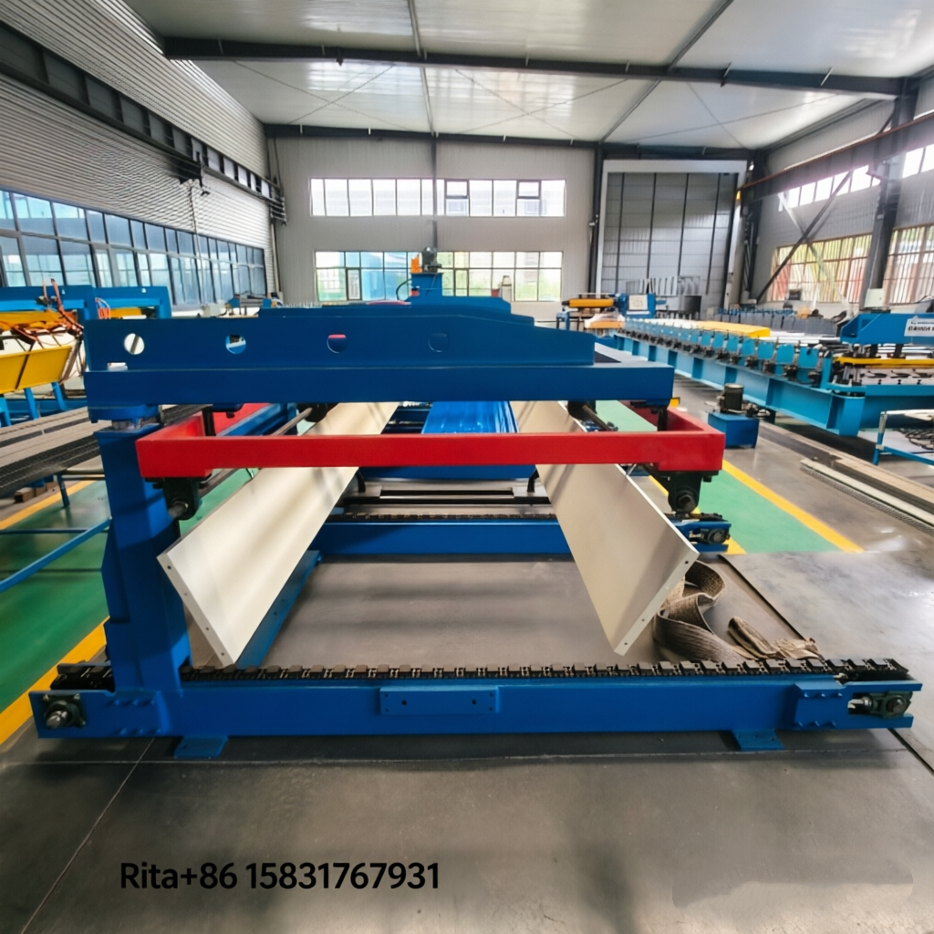 PLC Control Automatic Stacker for Roof and Wall Panel Roll Forming Machine