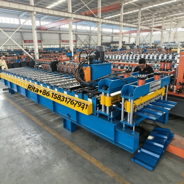 CE Certification Automatic High Speed Metal Roof Sheet Glazed Tile Making Machine Price