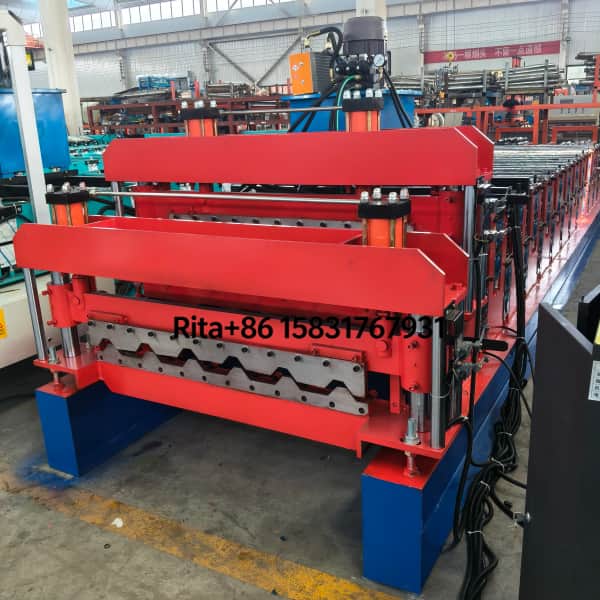 Sandwich Panel Used Double Layer Roof And Wall Panel Roll Forming Machine Manufacturer Cangzhou China