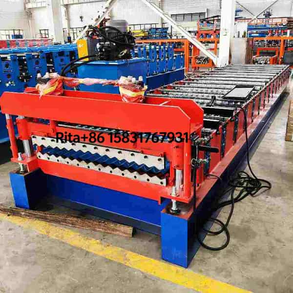 CE Certification corrugated iron roofing sheet making machine price
