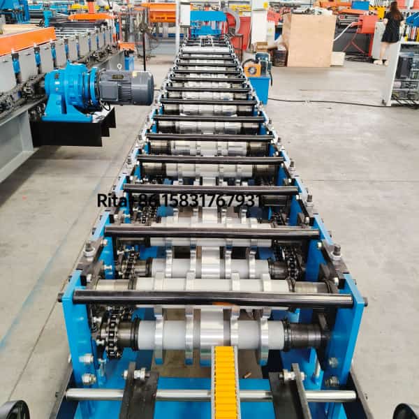 Automatic Hydraulic Metal Roof Ridge Cap Tile Roll Forming Machine Factory Price