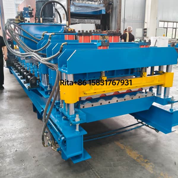 Customiazed High Speed Metal Roof Glazed Tile Making Machine Price with Automatic PLC Control
