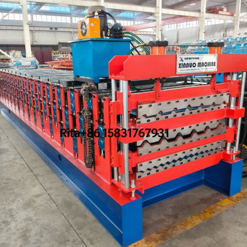 CE Certification Three Layer Roof Wall Panel Machine