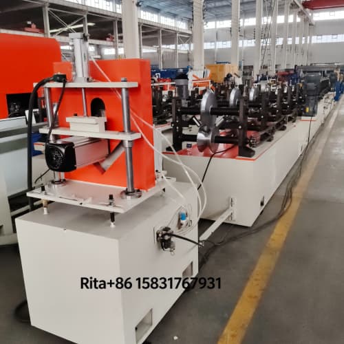Aluminum profile rolling shutter housing forming machine | Industrial Roll Former