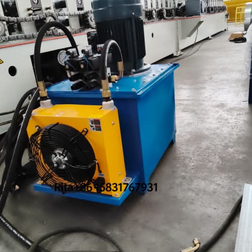 Metal plate rolling shutter guide rail forming machine | Industrial Roll Former