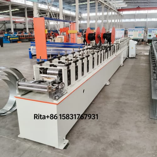 Metal plate rolling shutter guide rail forming machine | Industrial Roll Former