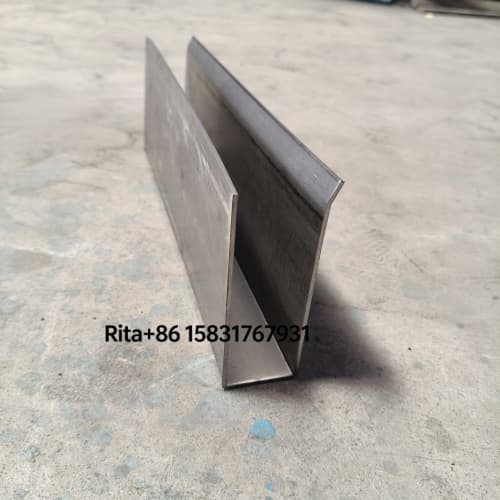Metal plate rolling shutter guide rail forming machine | Shutter Track Machine