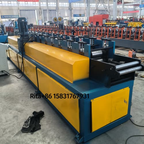 Metal plate rolling shutter guide rail forming machine | Shutter Track Machine