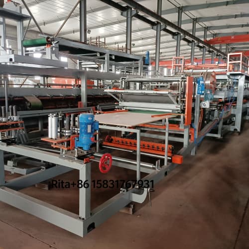 EPS Rockwool Sandwich Panel Machine Line For Cold Storage Clean Room Wall Roof Panels