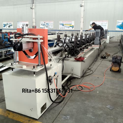 Full automatic aluminum profile rolling shutter housing forming machine manufacturer