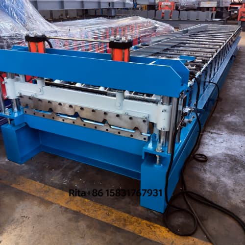Trapezoidal Roof Roll Forming Machine Metal Tile